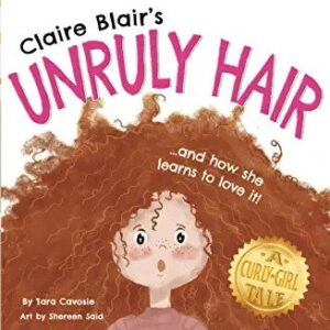 Claire Blair's unruly hair